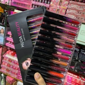 Huda Beauty Liquid Matte lipsticks  pack of 12 different shades